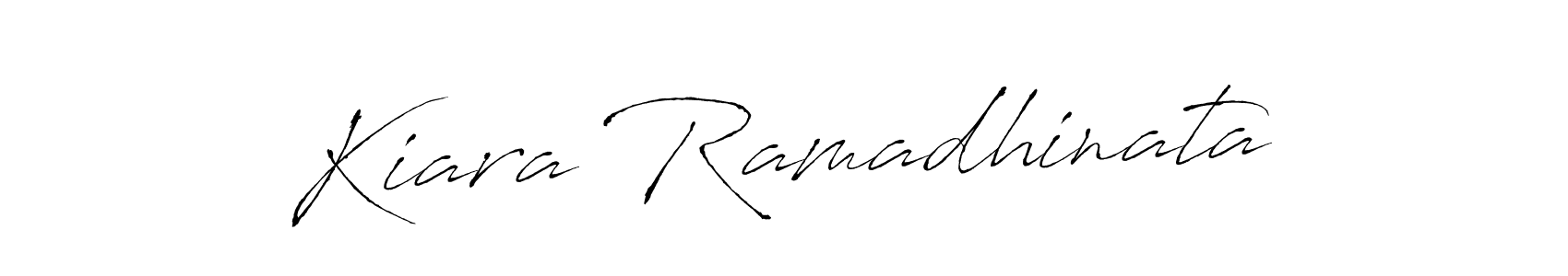 You should practise on your own different ways (Antro_Vectra) to write your name (Kiara Ramadhinata) in signature. don't let someone else do it for you. Kiara Ramadhinata signature style 6 images and pictures png