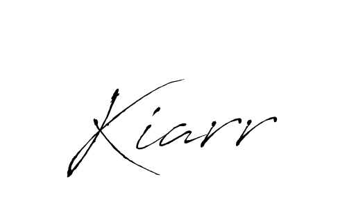 Use a signature maker to create a handwritten signature online. With this signature software, you can design (Antro_Vectra) your own signature for name Kiarr. Kiarr signature style 6 images and pictures png