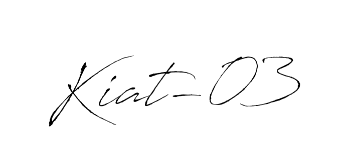 Also we have Kiat-03 name is the best signature style. Create professional handwritten signature collection using Antro_Vectra autograph style. Kiat-03 signature style 6 images and pictures png