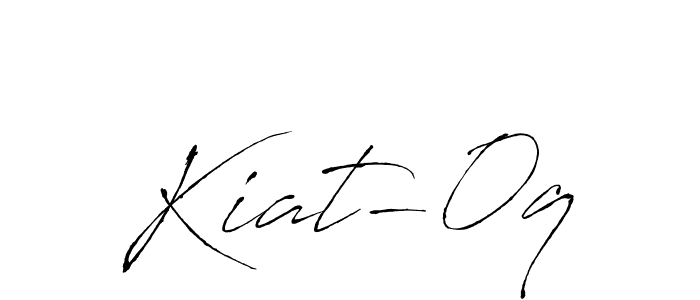 Make a beautiful signature design for name Kiat-0q. With this signature (Antro_Vectra) style, you can create a handwritten signature for free. Kiat-0q signature style 6 images and pictures png