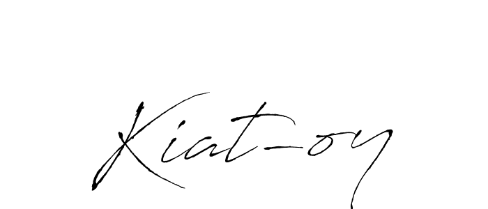 Design your own signature with our free online signature maker. With this signature software, you can create a handwritten (Antro_Vectra) signature for name Kiat-oy. Kiat-oy signature style 6 images and pictures png