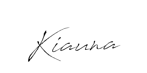 Make a beautiful signature design for name Kiauna. With this signature (Antro_Vectra) style, you can create a handwritten signature for free. Kiauna signature style 6 images and pictures png