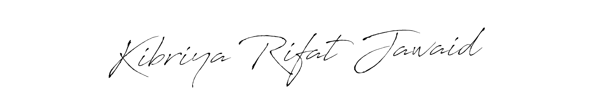 Kibriya Rifat Jawaid stylish signature style. Best Handwritten Sign (Antro_Vectra) for my name. Handwritten Signature Collection Ideas for my name Kibriya Rifat Jawaid. Kibriya Rifat Jawaid signature style 6 images and pictures png