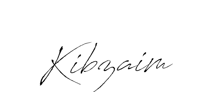 Also we have Kibzaim name is the best signature style. Create professional handwritten signature collection using Antro_Vectra autograph style. Kibzaim signature style 6 images and pictures png