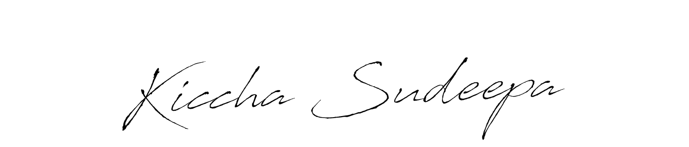 Use a signature maker to create a handwritten signature online. With this signature software, you can design (Antro_Vectra) your own signature for name Kiccha Sudeepa. Kiccha Sudeepa signature style 6 images and pictures png