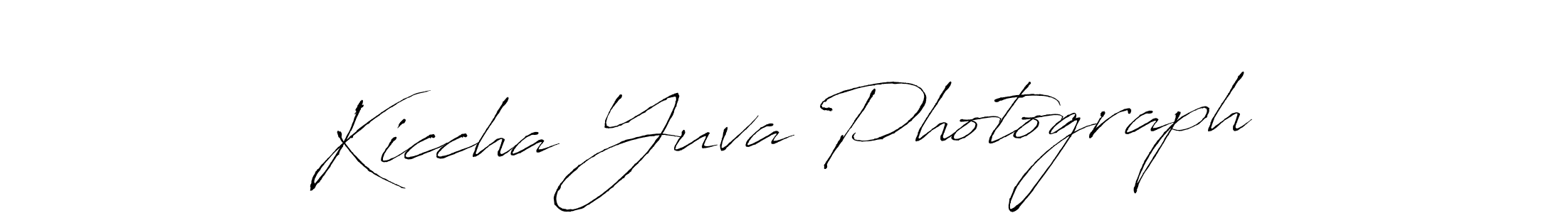 Use a signature maker to create a handwritten signature online. With this signature software, you can design (Antro_Vectra) your own signature for name Kiccha Yuva Photograph. Kiccha Yuva Photograph signature style 6 images and pictures png