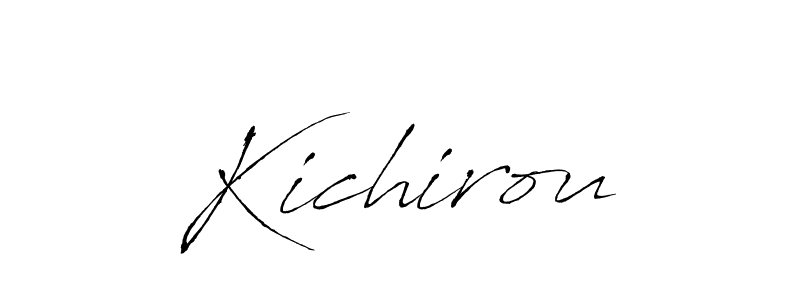 The best way (Antro_Vectra) to make a short signature is to pick only two or three words in your name. The name Kichirou include a total of six letters. For converting this name. Kichirou signature style 6 images and pictures png