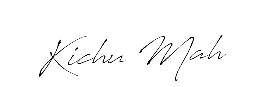 Here are the top 10 professional signature styles for the name Kichu Mah. These are the best autograph styles you can use for your name. Kichu Mah signature style 6 images and pictures png