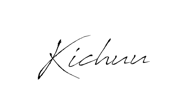How to Draw Kichuu signature style? Antro_Vectra is a latest design signature styles for name Kichuu. Kichuu signature style 6 images and pictures png