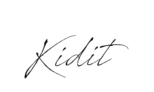 How to make Kidit signature? Antro_Vectra is a professional autograph style. Create handwritten signature for Kidit name. Kidit signature style 6 images and pictures png