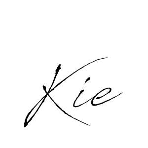 Design your own signature with our free online signature maker. With this signature software, you can create a handwritten (Antro_Vectra) signature for name Kie. Kie signature style 6 images and pictures png