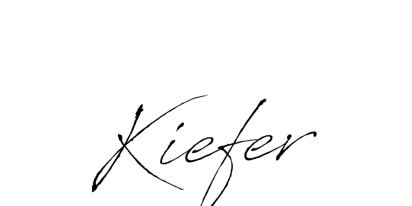 Make a beautiful signature design for name Kiefer. With this signature (Antro_Vectra) style, you can create a handwritten signature for free. Kiefer signature style 6 images and pictures png