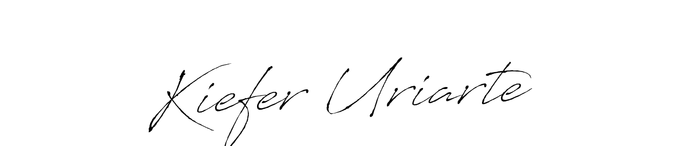 Design your own signature with our free online signature maker. With this signature software, you can create a handwritten (Antro_Vectra) signature for name Kiefer Uriarte. Kiefer Uriarte signature style 6 images and pictures png