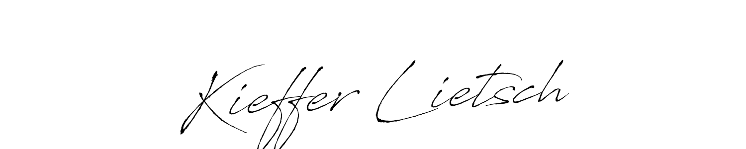 How to make Kieffer Lietsch signature? Antro_Vectra is a professional autograph style. Create handwritten signature for Kieffer Lietsch name. Kieffer Lietsch signature style 6 images and pictures png