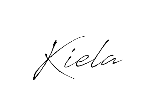 Design your own signature with our free online signature maker. With this signature software, you can create a handwritten (Antro_Vectra) signature for name Kiela. Kiela signature style 6 images and pictures png