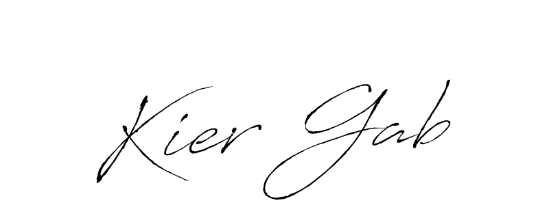 Similarly Antro_Vectra is the best handwritten signature design. Signature creator online .You can use it as an online autograph creator for name Kier Gab. Kier Gab signature style 6 images and pictures png