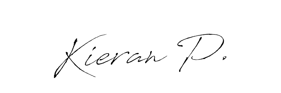 Best and Professional Signature Style for Kieran P.. Antro_Vectra Best Signature Style Collection. Kieran P. signature style 6 images and pictures png