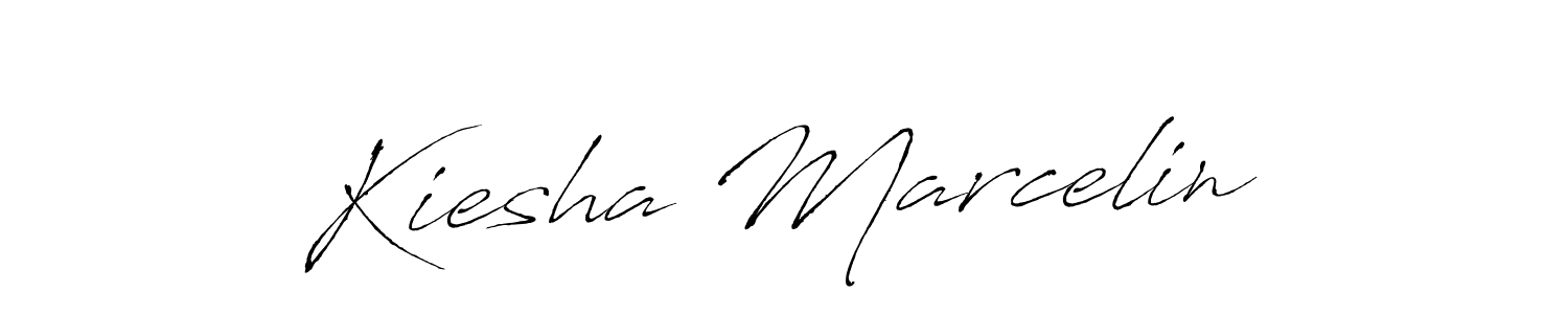 Create a beautiful signature design for name Kiesha Marcelin. With this signature (Antro_Vectra) fonts, you can make a handwritten signature for free. Kiesha Marcelin signature style 6 images and pictures png