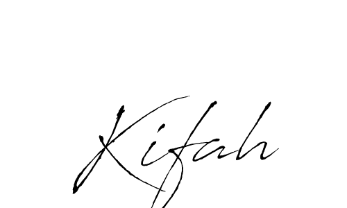 The best way (Antro_Vectra) to make a short signature is to pick only two or three words in your name. The name Kifah include a total of six letters. For converting this name. Kifah signature style 6 images and pictures png