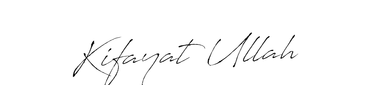 Create a beautiful signature design for name Kifayat Ullah. With this signature (Antro_Vectra) fonts, you can make a handwritten signature for free. Kifayat Ullah signature style 6 images and pictures png