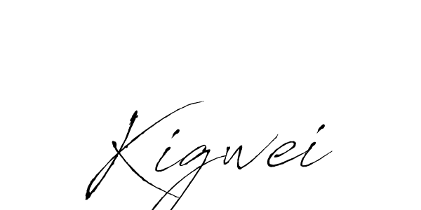 Also we have Kigwei name is the best signature style. Create professional handwritten signature collection using Antro_Vectra autograph style. Kigwei signature style 6 images and pictures png