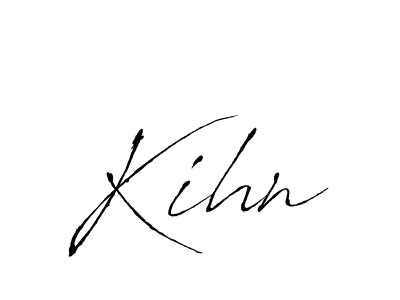 Once you've used our free online signature maker to create your best signature Antro_Vectra style, it's time to enjoy all of the benefits that Kihn name signing documents. Kihn signature style 6 images and pictures png