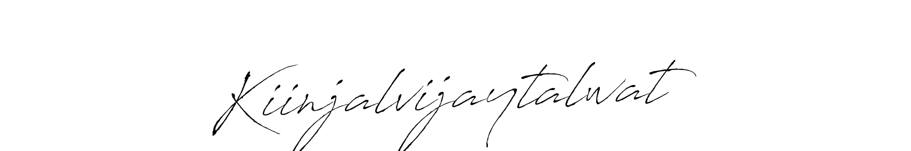 Similarly Antro_Vectra is the best handwritten signature design. Signature creator online .You can use it as an online autograph creator for name Kiinjalvijaytalwat. Kiinjalvijaytalwat signature style 6 images and pictures png