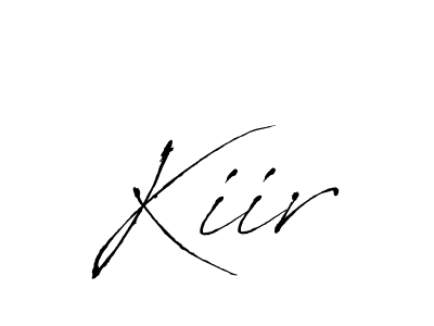 Make a beautiful signature design for name Kiir. With this signature (Antro_Vectra) style, you can create a handwritten signature for free. Kiir signature style 6 images and pictures png