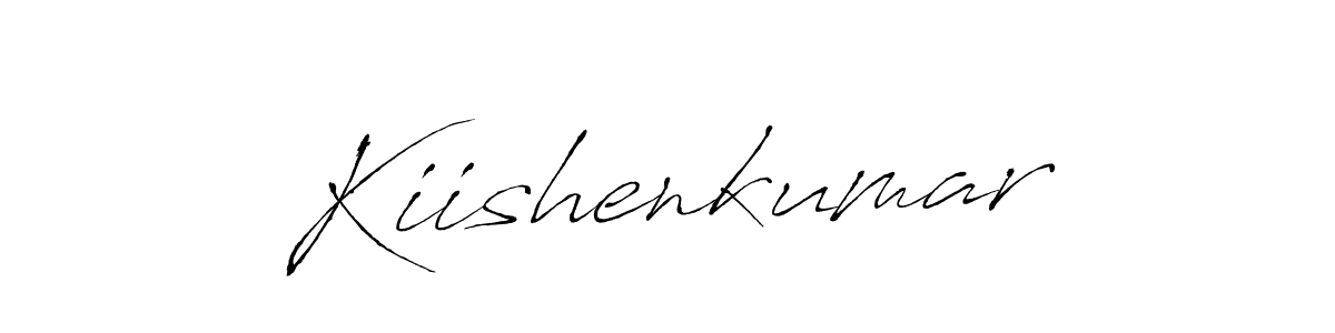 Make a beautiful signature design for name Kiishenkumar. With this signature (Antro_Vectra) style, you can create a handwritten signature for free. Kiishenkumar signature style 6 images and pictures png