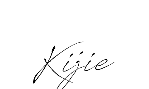 Also we have Kijie name is the best signature style. Create professional handwritten signature collection using Antro_Vectra autograph style. Kijie signature style 6 images and pictures png