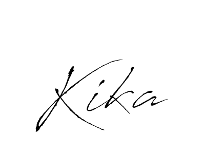 Antro_Vectra is a professional signature style that is perfect for those who want to add a touch of class to their signature. It is also a great choice for those who want to make their signature more unique. Get Kika name to fancy signature for free. Kika signature style 6 images and pictures png