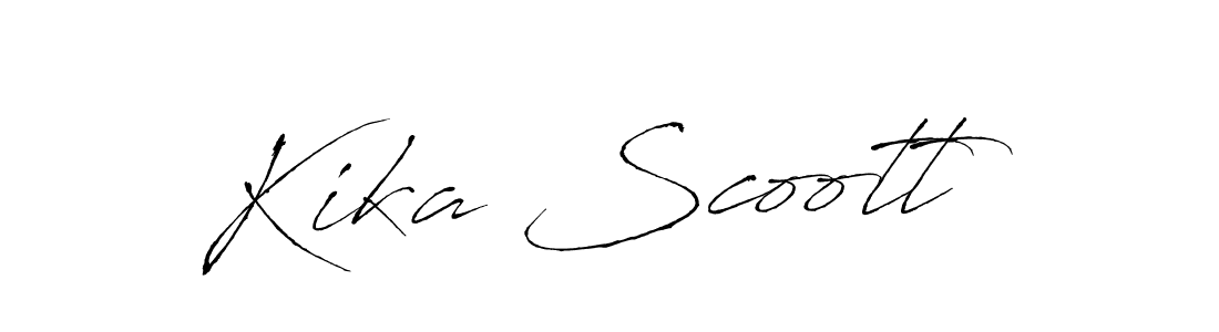 Once you've used our free online signature maker to create your best signature Antro_Vectra style, it's time to enjoy all of the benefits that Kika Scoott name signing documents. Kika Scoott signature style 6 images and pictures png