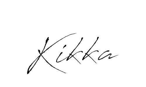 How to Draw Kikka signature style? Antro_Vectra is a latest design signature styles for name Kikka. Kikka signature style 6 images and pictures png