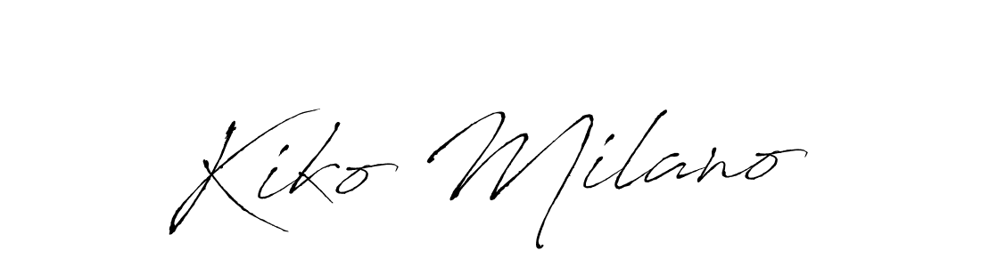 Make a short Kiko Milano signature style. Manage your documents anywhere anytime using Antro_Vectra. Create and add eSignatures, submit forms, share and send files easily. Kiko Milano signature style 6 images and pictures png