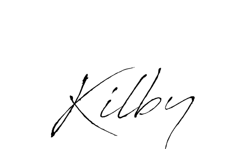 How to make Kilby signature? Antro_Vectra is a professional autograph style. Create handwritten signature for Kilby name. Kilby signature style 6 images and pictures png