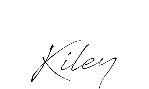 Design your own signature with our free online signature maker. With this signature software, you can create a handwritten (Antro_Vectra) signature for name Kiley. Kiley signature style 6 images and pictures png