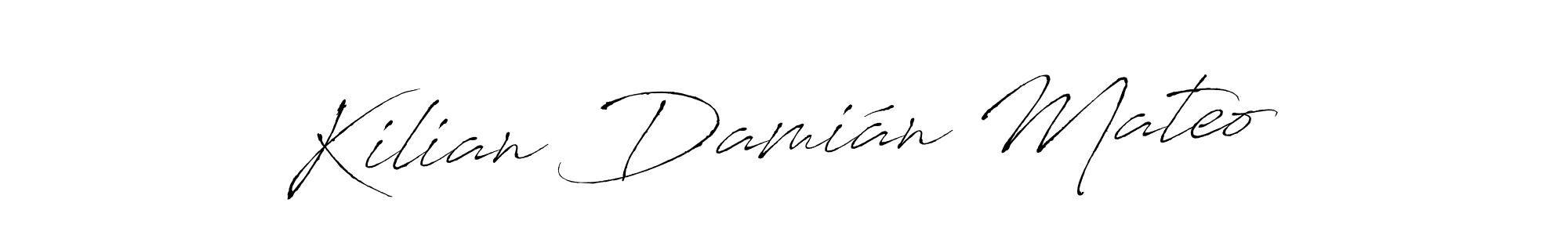 Also You can easily find your signature by using the search form. We will create Kilian Damián Mateo name handwritten signature images for you free of cost using Antro_Vectra sign style. Kilian Damián Mateo signature style 6 images and pictures png