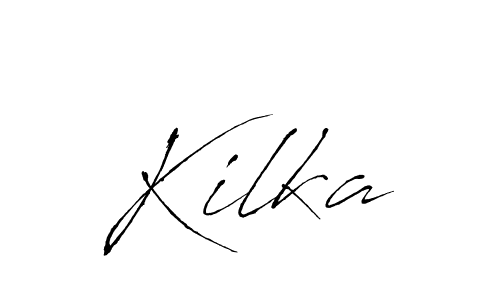 Create a beautiful signature design for name Kilka. With this signature (Antro_Vectra) fonts, you can make a handwritten signature for free. Kilka signature style 6 images and pictures png