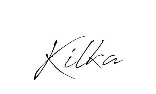 Create a beautiful signature design for name Kilka. With this signature (Antro_Vectra) fonts, you can make a handwritten signature for free. Kilka signature style 6 images and pictures png