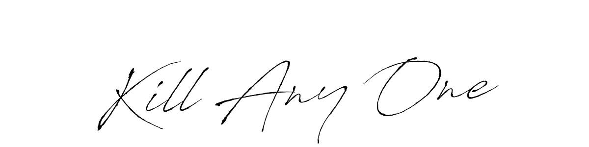 This is the best signature style for the Kill Any One name. Also you like these signature font (Antro_Vectra). Mix name signature. Kill Any One signature style 6 images and pictures png
