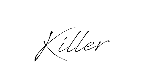 How to make Killer signature? Antro_Vectra is a professional autograph style. Create handwritten signature for Killer name. Killer signature style 6 images and pictures png