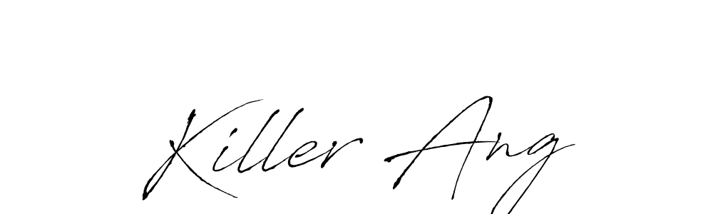 Design your own signature with our free online signature maker. With this signature software, you can create a handwritten (Antro_Vectra) signature for name Killer Ang. Killer Ang signature style 6 images and pictures png