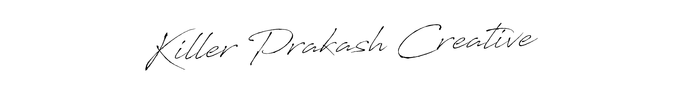 Make a beautiful signature design for name Killer Prakash Creative. Use this online signature maker to create a handwritten signature for free. Killer Prakash Creative signature style 6 images and pictures png