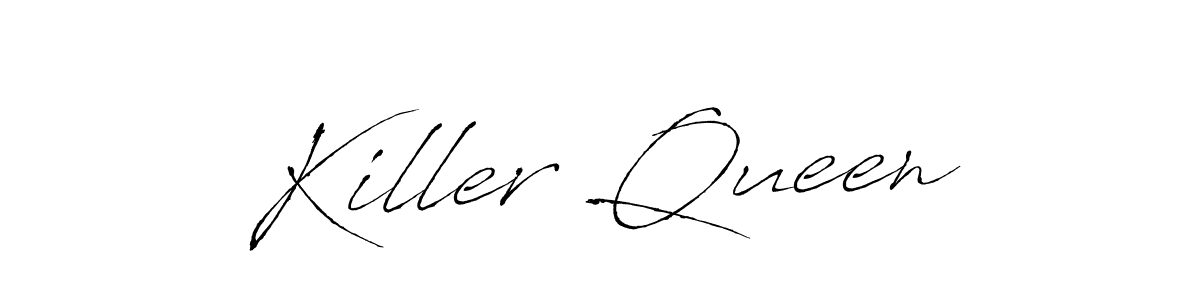 How to make Killer Queen signature? Antro_Vectra is a professional autograph style. Create handwritten signature for Killer Queen name. Killer Queen signature style 6 images and pictures png