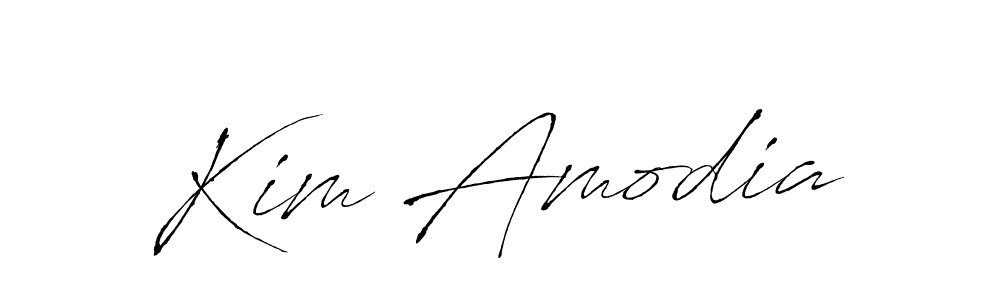 You should practise on your own different ways (Antro_Vectra) to write your name (Kim Amodia) in signature. don't let someone else do it for you. Kim Amodia signature style 6 images and pictures png