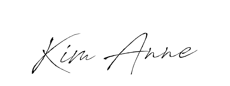 Use a signature maker to create a handwritten signature online. With this signature software, you can design (Antro_Vectra) your own signature for name Kim Anne. Kim Anne signature style 6 images and pictures png