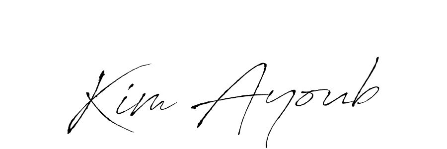 Also we have Kim Ayoub name is the best signature style. Create professional handwritten signature collection using Antro_Vectra autograph style. Kim Ayoub signature style 6 images and pictures png
