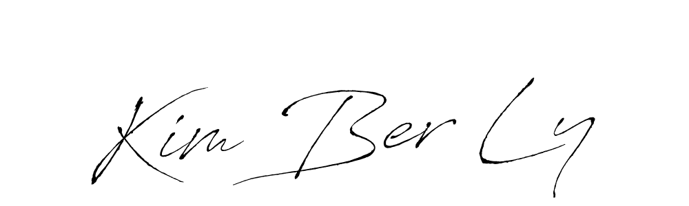 The best way (Antro_Vectra) to make a short signature is to pick only two or three words in your name. The name Kim Ber Ly include a total of six letters. For converting this name. Kim Ber Ly signature style 6 images and pictures png