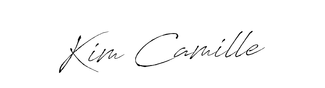 Create a beautiful signature design for name Kim Camille. With this signature (Antro_Vectra) fonts, you can make a handwritten signature for free. Kim Camille signature style 6 images and pictures png