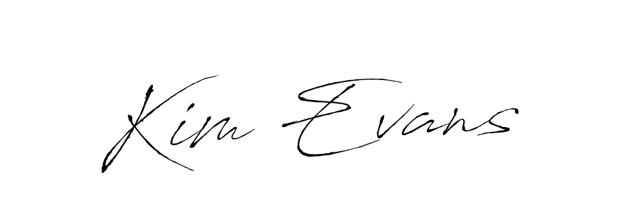 Use a signature maker to create a handwritten signature online. With this signature software, you can design (Antro_Vectra) your own signature for name Kim Evans. Kim Evans signature style 6 images and pictures png